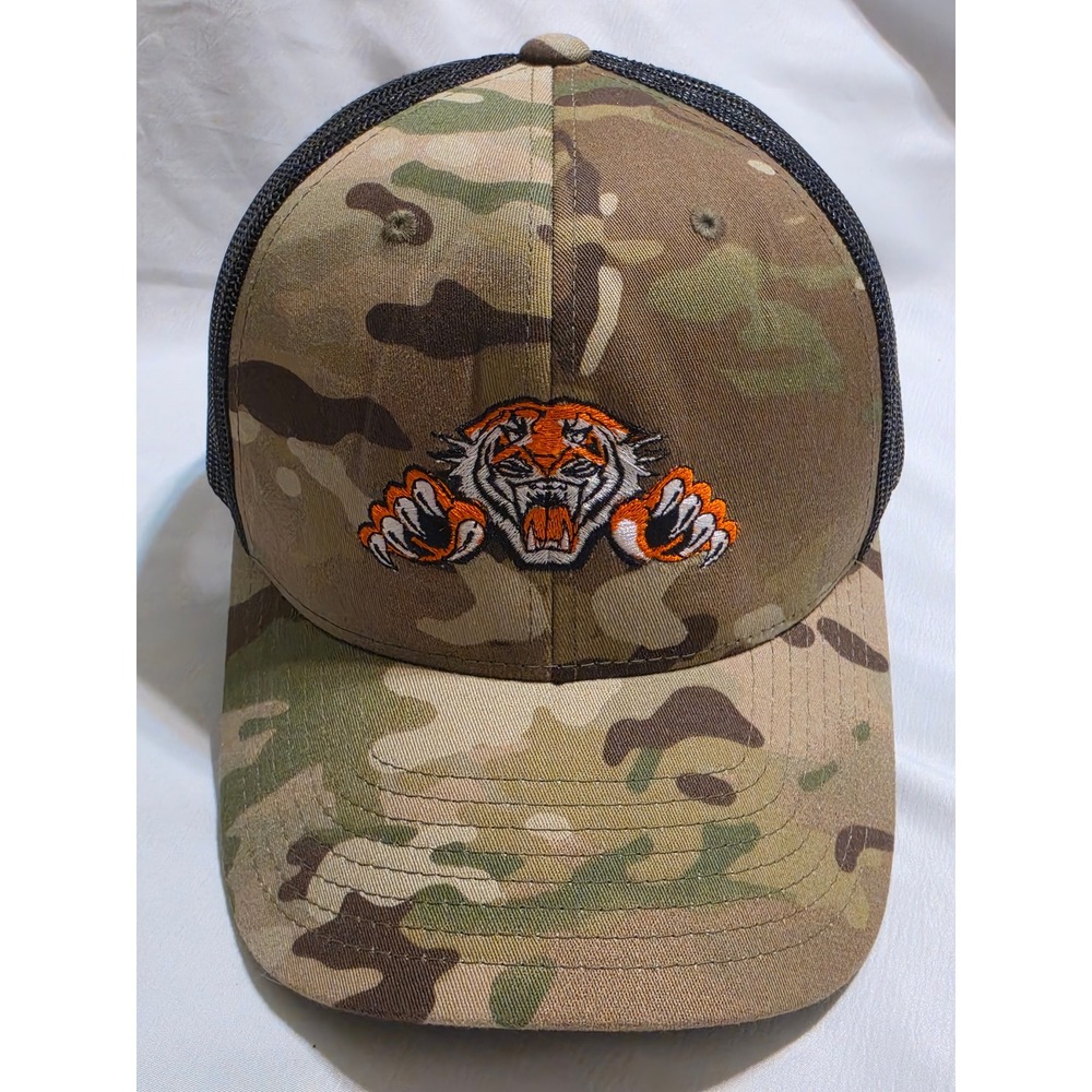 Sport-Tek Mexico Football Tiger Camo Trucker Hat Snapback Mesh Cap Mens OSFA